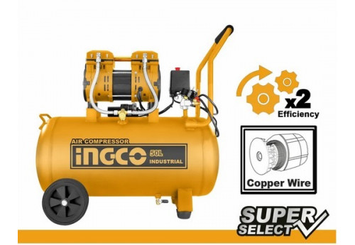 Воздушный компрессор безмасляный 50 л ACS112501 INDUSTRIAL