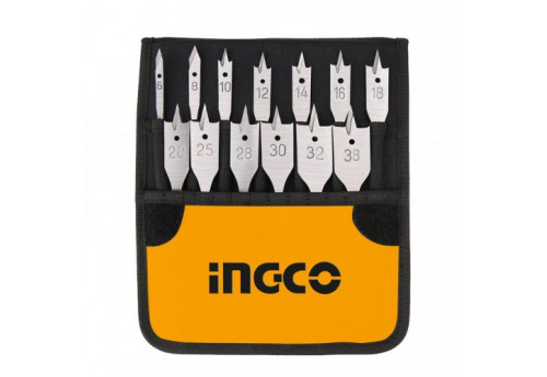 Набор сверл перовых 13 шт INGCO AKD41301