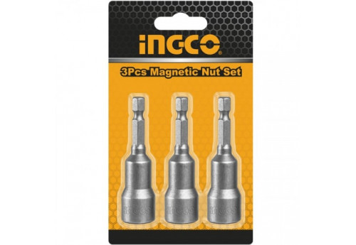 Набор магнитных торцевых головок 1/4" INGCO AMN1031