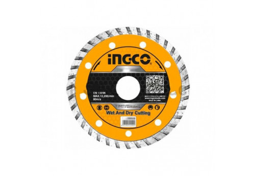 Диск алмазный турбо 180 мм INGCO DMD031801 INDUSTRIAL