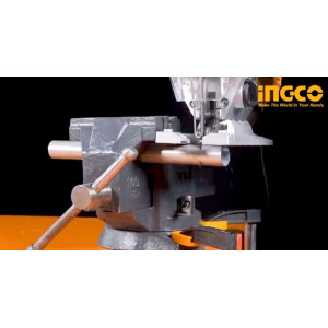 Тиски слесарные INGCO 100мм 1300кгс HBV084 Тиски слесарные INGCO 100мм 1300кгс HBV084