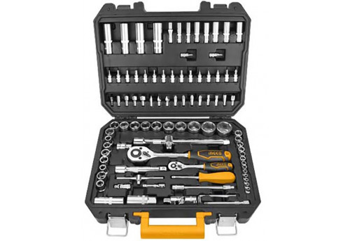 Набор головок 1/4" и 1/2" с трещоткой 94шт INGCO HKTS42941