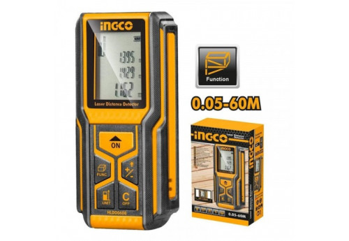 Лазерный дальномер 60 м INGCO HLDD0608