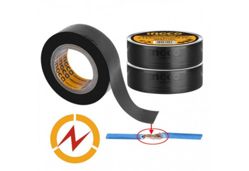 Изолента ПВХ 18мм х 9,15м INGCO HPET1101