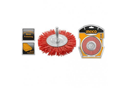 Щетка плоская нейлоновая 100 мм INGCO WB41005